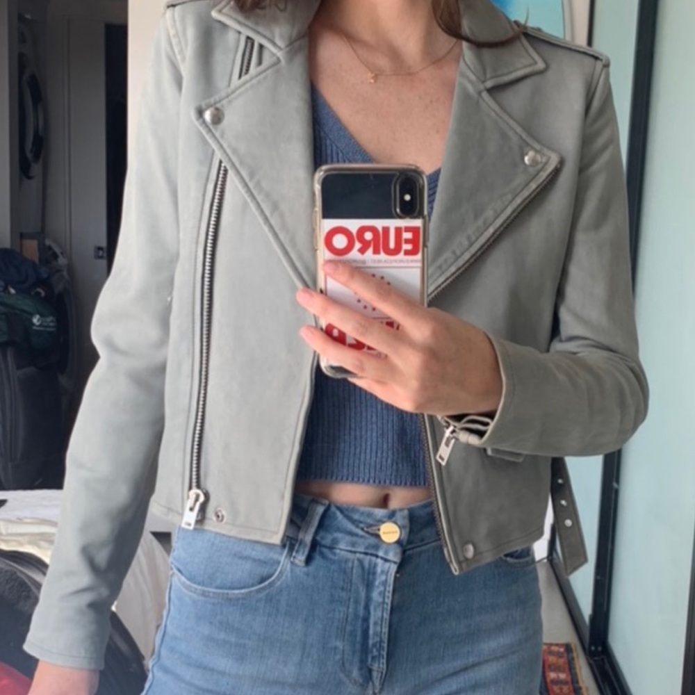 IRO leather jacket 38